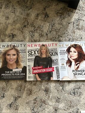 NewBeauty Magazine Bundle - Charlize Theron Heidi Klum Julianne Moore